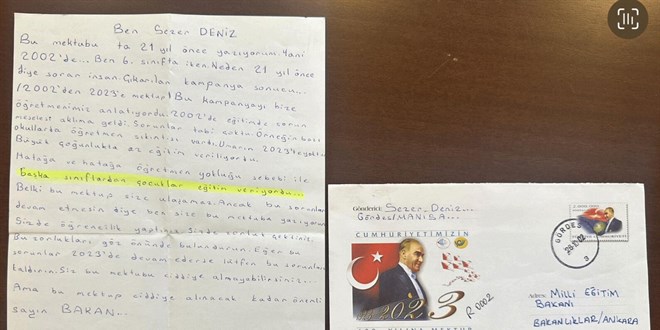 Eitimde 100. Yl Hayalleri Gerek Oldu: Mektuplardan Devrime