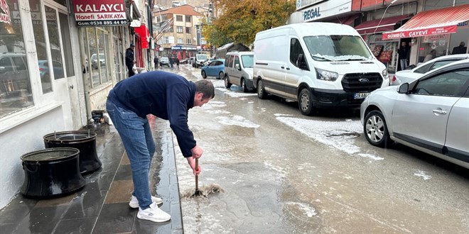 Bayburt'ta dolu etkili oldu - Son Dakika Haber