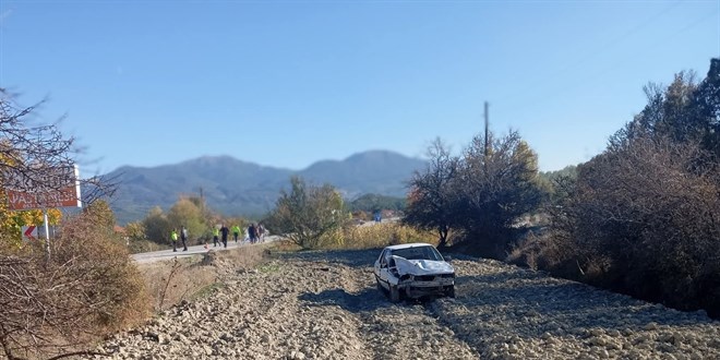 Burdur'da otomobille arpan motosikletin srcs ld - Son Dakika Haber