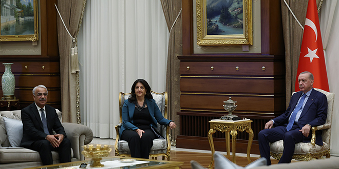 DEM Parti'den Erdoan ile grmeye ilikin aklama