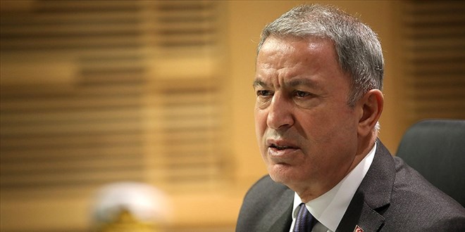 Hulusi Akar'dan TBMM Başkanı Kurtulmuş'a tam destek