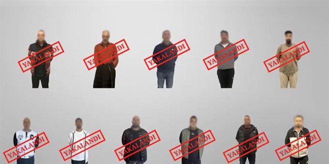 Krmz bltenle aranan 9, ulusal seviyede aranan 2 pheli Trkiye'ye getirildi - Son Dakika Haber