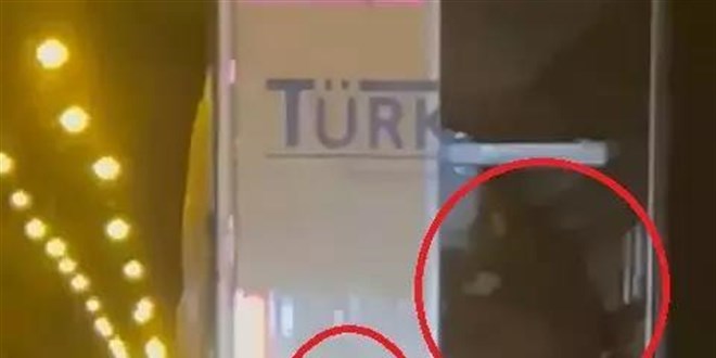 Hareket halindeki TIR'dan  Koyun aldlar