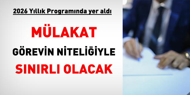 Kamu Personel Sisteminde Mlakat ve Snav Dzenlemeleri - Son Dakika Haber