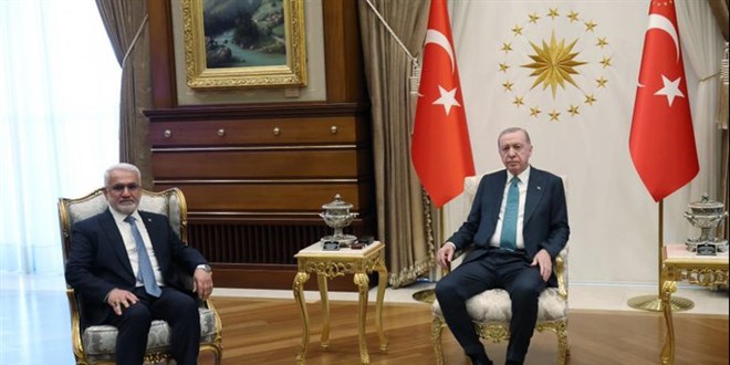 Erdoan, HDA PAR Genel Bakan Yapcolu'nu kabul etti