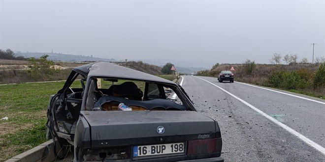 Bursa'da 2 otomobilin arpt kazada 1 kii ld - Son Dakika Haber