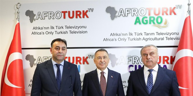 Fuat Oktay'dan Afroturk TV'ye ziyaret