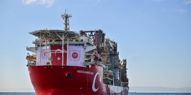 Abdlhamid Han sondaj gemisi 'Mavi Vatan'da 1 yln tamamlad - Son Dakika Haber