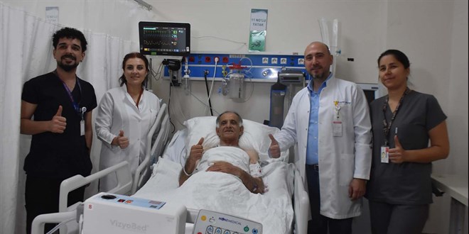 35 dakika kalbi duran hasta, soutma tedavisi ile hayata dnd