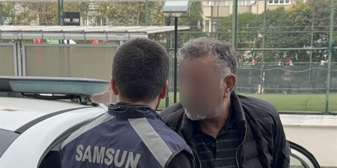 Samsun'da sevgilisini baklayp serbest kalan taksici 'parmakla tehdit'ten gzaltna alnd