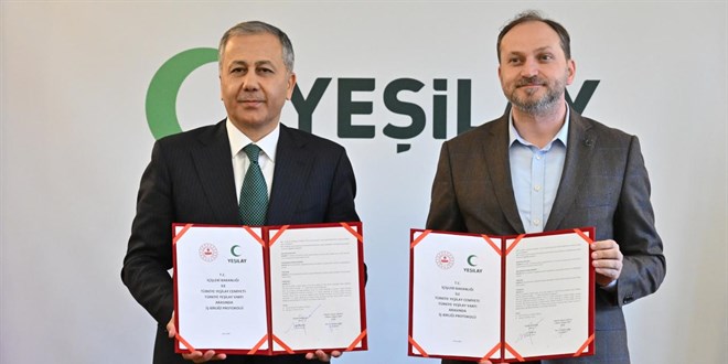 ileri Bakanl ve Yeilay, bamllkla mcadele protokol imzalad