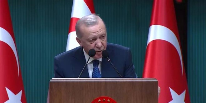 Cumhurbakan Erdoan: Kbrs bizim milli davamzdr - Son Dakika Haber