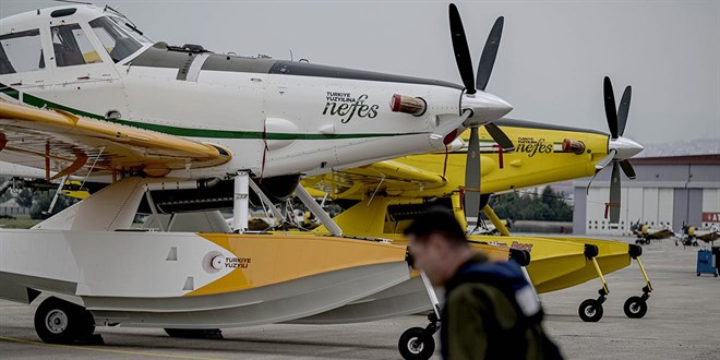 Orman Genel Mdrlne ait yangn sndrme ua ile irtibat kesildi