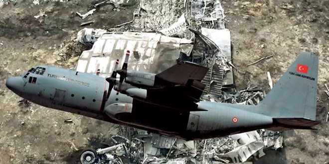 MSB: C-130 askeri kargo uann enkaznda incelemeler devam ediyor