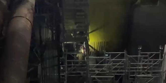 stanbul'daki metro inaatnda iskele kt - Son Dakika Haber