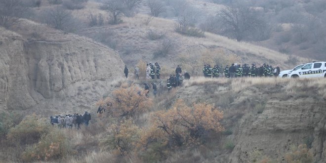 Azerbaycan-Grcistan snrnda den askeri uan enkaz yurda getirildi - Son Dakika Haber