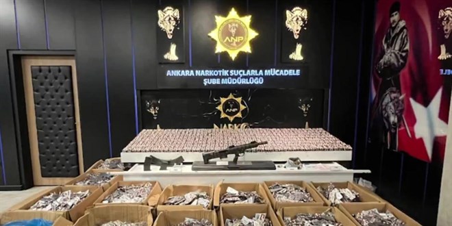 3 ehirde dev uyuturucu operasyonu: Milyonlarca hap ele geirildi