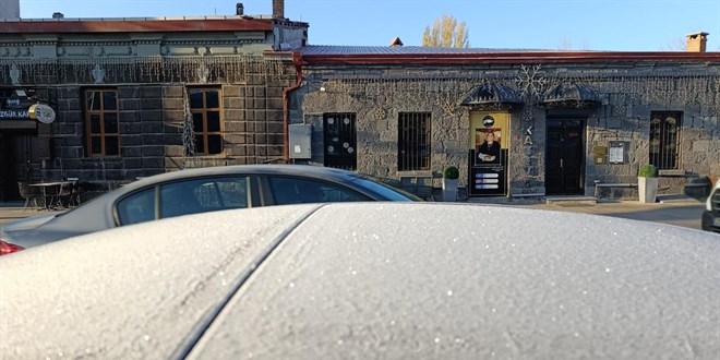 Kars'ta termometreler eksi 13' grd