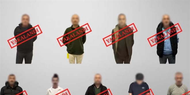 Krmz bltenle ve ulusal seviyede aranan 9 sulu Trkiye'ye getirildi