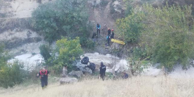 Ara uuruma yuvarland, l ve yaralya bir gn sonra ulald