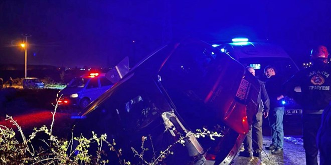 Sakarya'da iki hafif ticari ara arpt: 1 l