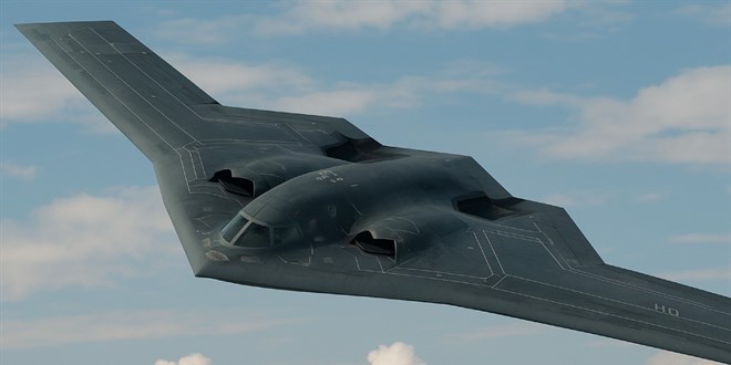 Trump, B-2 bombardman ua siparii verdi
