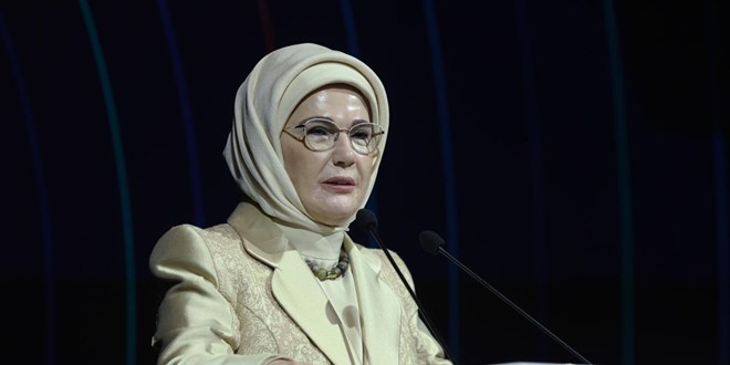 Emine Erdoan: Filistin halknn yannda durmak insanlk vicdannn gereidir - Son Dakika Haber