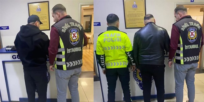 Trafikte motosiklet srcsne saldran iki kii yakaland - Son Dakika Haber