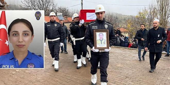 ehit polis memuru Hatice nal, son yolculuuna uurland