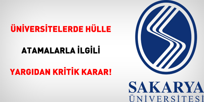 niversitelerde Hlle Atamalarla lgili Yargdan Kritik Karar! - Son Dakika Haber
