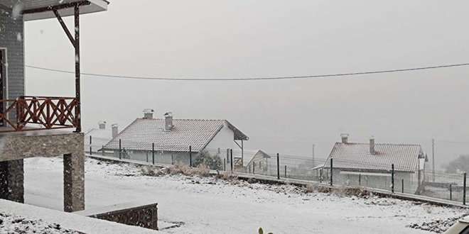 Bakentte mevsimin ilk kar yad - Son Dakika Haber