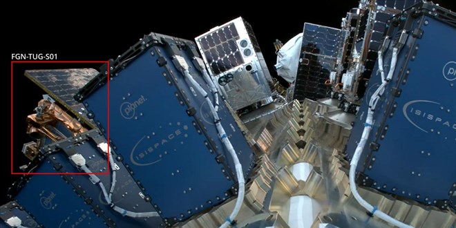 Trkiye'nin ilk yrnge transfer arac FGN-TUG-S01 uzayda