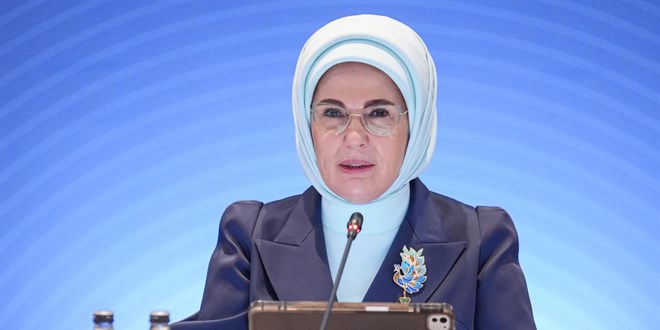 Emine Erdoan: Adil bir dnya mmkn - Son Dakika Haber