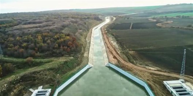 Meri Nehri'nden akmak Baraj'na su aktarm balad - Son Dakika Haber