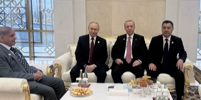 Cumhurbakan Erdoan Rusya Devlet Bakan Putin ile grt