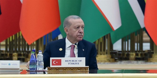 Cumhurbakan Erdoan'dan Trkmenistan'da diplomasi trafii - Son Dakika Haber