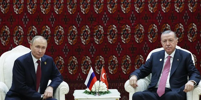 Putin ile Erdoan, Trkmenistan'da ne grt? Kremlin'den aklama - Son Dakika Haber