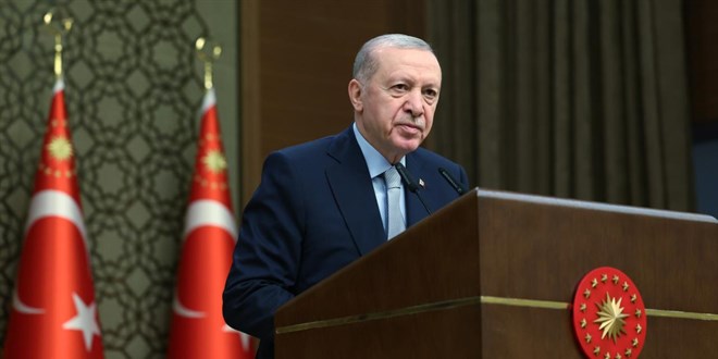 Cumhurba�kan� Erdo�an, Hanuka Bayram�'n� kutlad�