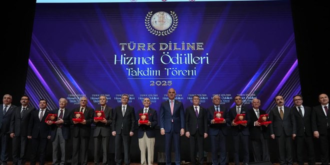 '2025 T�rk Diline Hizmet �d�lleri' sahiplerini buldu - Son Dakika Haber