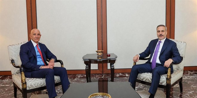 Bakan Fidan, ABD'nin Ankara B�y�kel�isi Barrack'� kabul etti - Son Dakika Haber