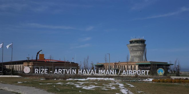 Rize-Artvin Havaliman�'n� kas�mda 99 bin 528 yolcu kulland�