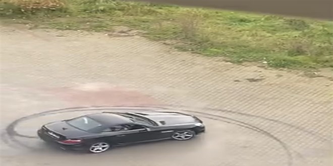 �zel hastanenin valeleri m��terinin otomobiliyle drift att�