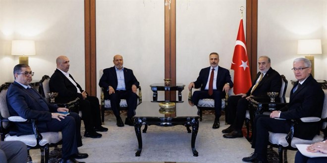 D��i�leri Bakan� Fidan, Hamas heyetiyle g�r��t�