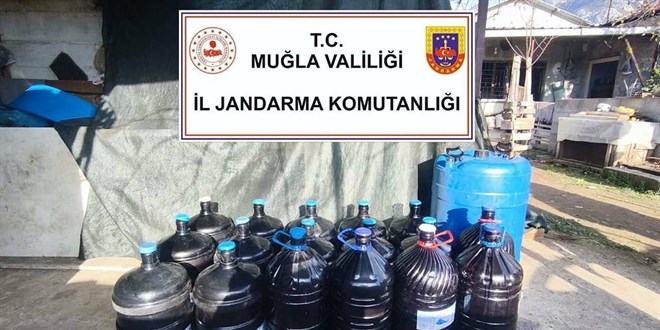 Mu�la'da 1 tonun �zerinde sahte i�ki ele ge�irildi - Son Dakika Haber