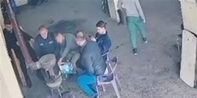 ��rnak'ta sobaya d�k�len mazotun parlamas� sonucu ��rak yaraland� - Son Dakika Haber