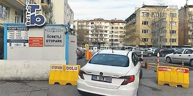 Ankara'da 1 liral�k otopark 250 liraya u�tu - Son Dakika Haber
