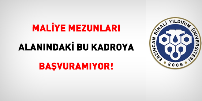 Maliye Mezunlar� Alan�ndaki Bu Kadroya Ba�vuram�yor! - Son Dakika Haber