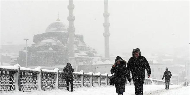 Yeni y�l�n ilk haftas�nda hava buz gibi. 31 �le sar� kod uyar�s�