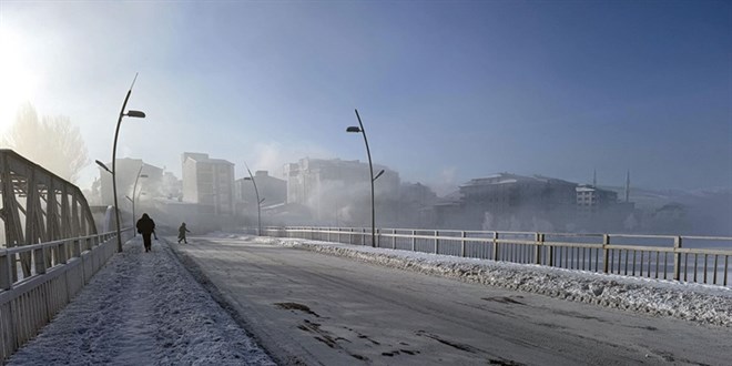 Bu il�ede eksi 39 derece g�r�ld� - Son Dakika Haber