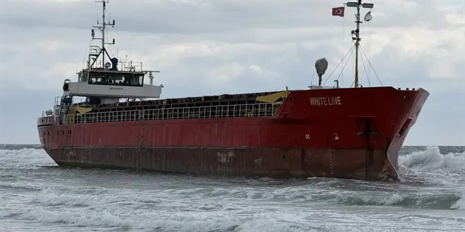 Tekirda�'da y�k gemisi karaya oturdu - Son Dakika Haber